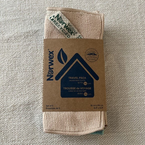 Norwex Other New Set Of 5 Norwex Mini Microfiber Cloth Travel Pack